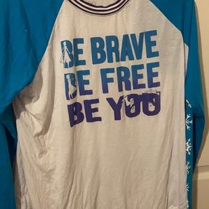 Brand New Frozen Long Sleeve Shirt with Arm Detail
